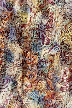 动物纹印花华亿平台图片