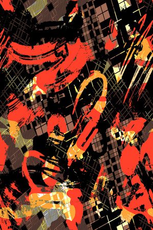 几何印花华亿平台图片