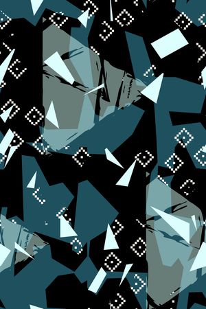 几何印花华亿平台图片