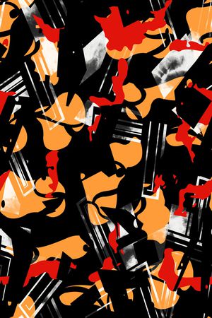 几何印花华亿平台图片