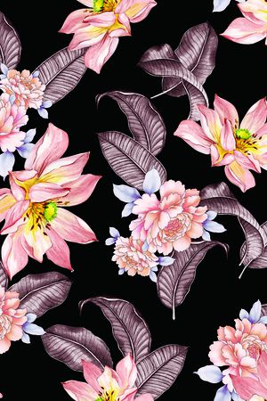 连衣裙印花华亿平台图片