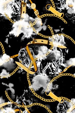 男装印花华亿平台图片