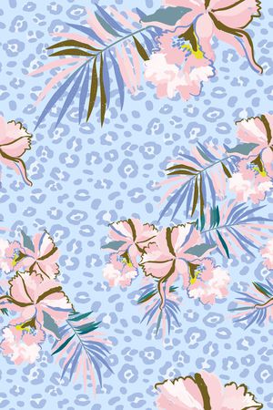 绿植树叶印花华亿平台图片