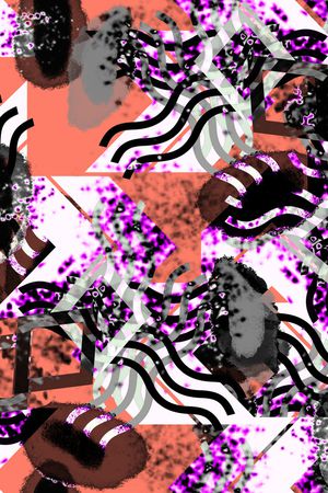 几何印花华亿平台图片