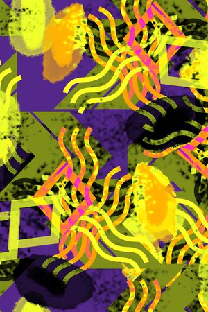 几何印花华亿平台图片