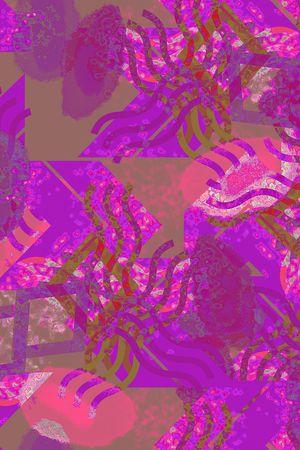 几何印花华亿平台图片