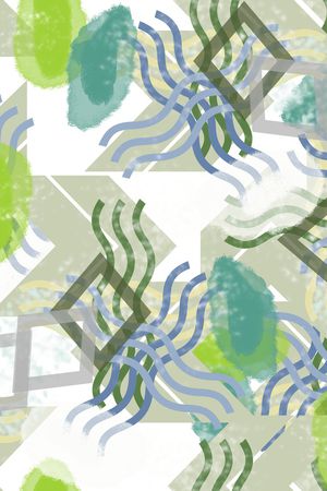 几何印花华亿平台图片