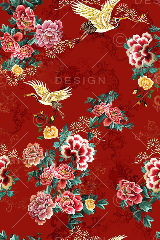 旗袍印花华亿平台图片