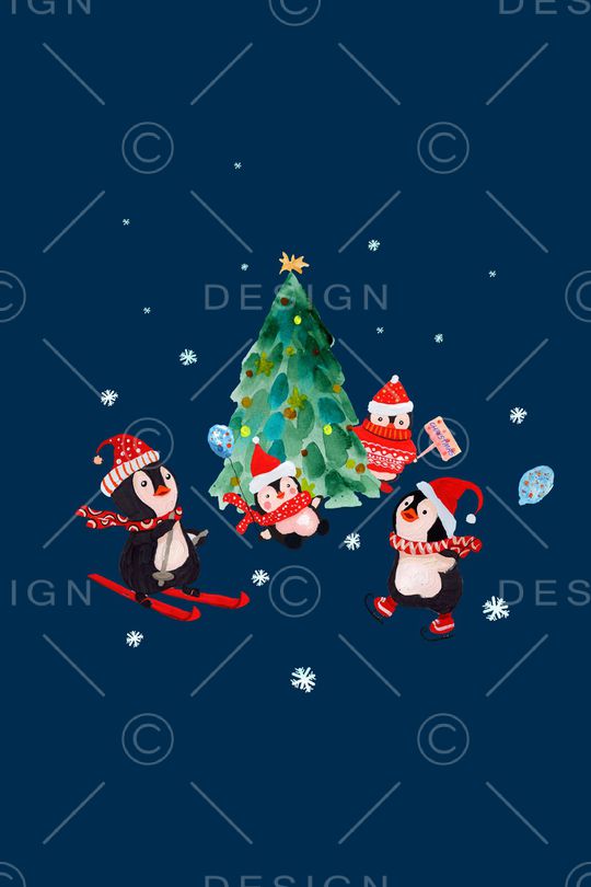 企鹅印花华亿平台图片