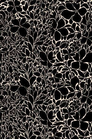 抽象花卉印花华亿平台图片