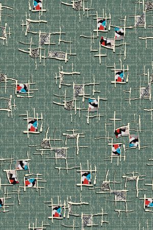 几何印花华亿平台图片