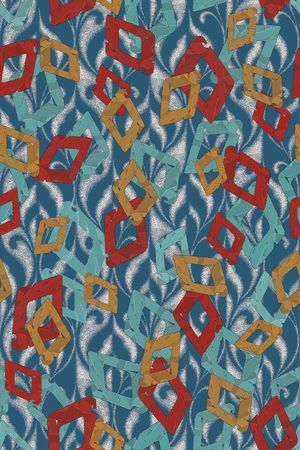 几何印花华亿平台图片