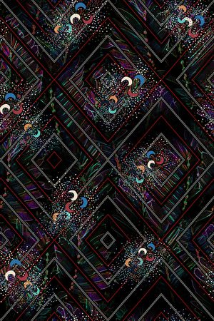 格子印花华亿平台图片