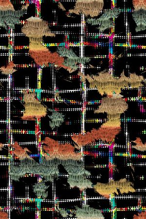 格子印花华亿平台图片