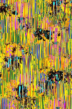 抽象男装印花华亿平台图片