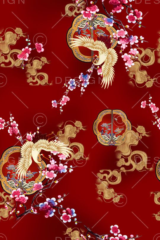 旗袍印花华亿平台图片