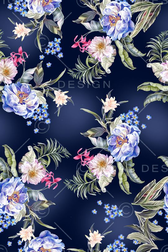 绿植树叶印花华亿平台图片