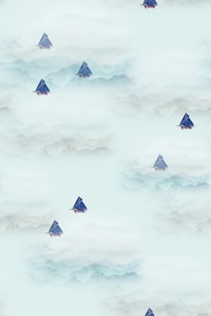 几何印花华亿平台图片