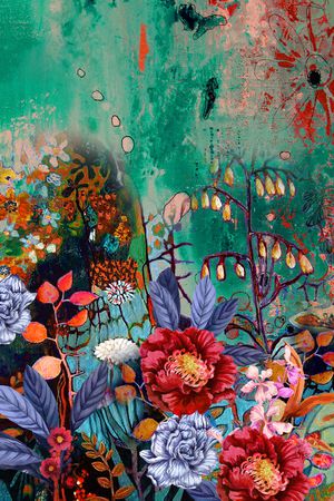 几何印花华亿平台图片