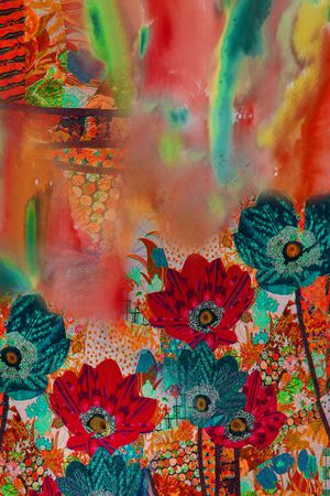 几何印花华亿平台图片