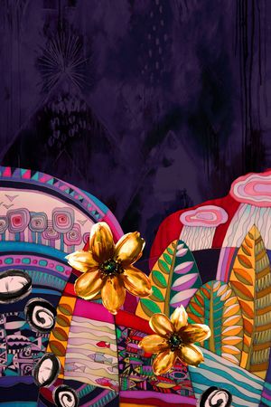 几何印花华亿平台图片