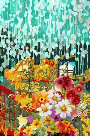 几何印花华亿平台图片