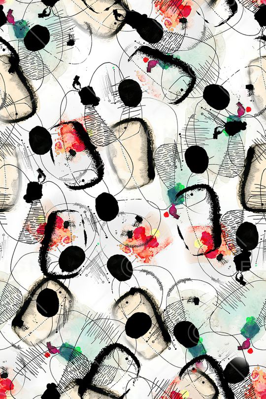 几何印花华亿平台图片