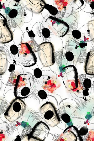 几何印花华亿平台图片