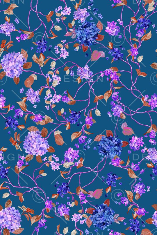 树枝印花华亿平台图片