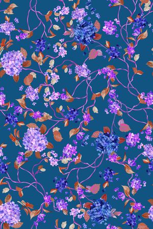 树枝印花华亿平台图片