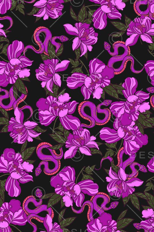 蛇印花华亿平台图片