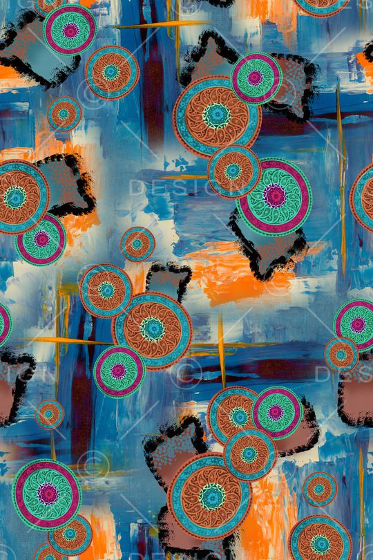 几何印花华亿平台图片