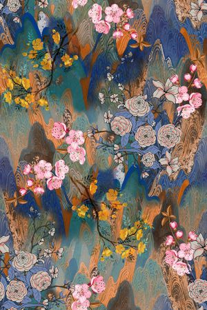 香云纱印花华亿平台图片