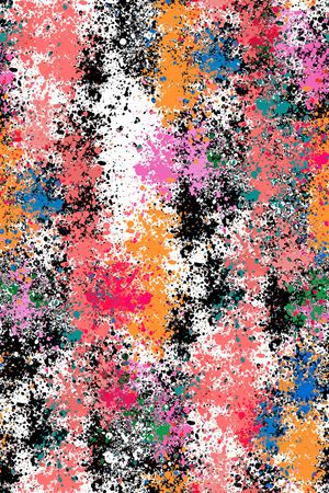 抽象男装印花华亿平台图片