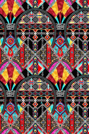 几何印花华亿平台图片