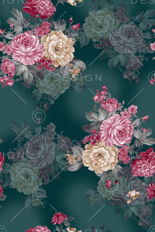 绿植树叶印花华亿平台图片