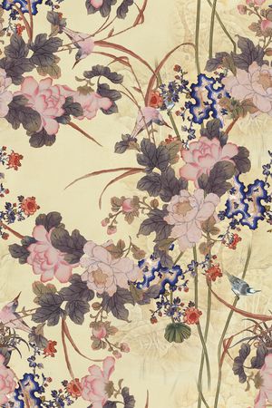 国画花印花华亿平台图片