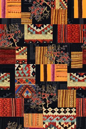 几何印花华亿平台图片