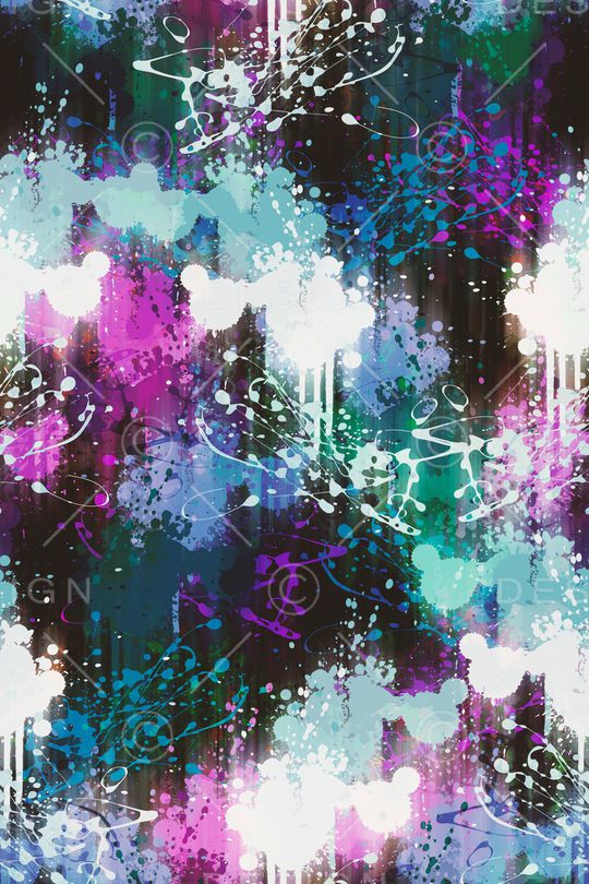 抽象男装印花华亿平台图片