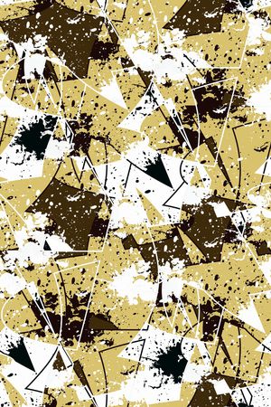 抽象男装印花华亿平台图片