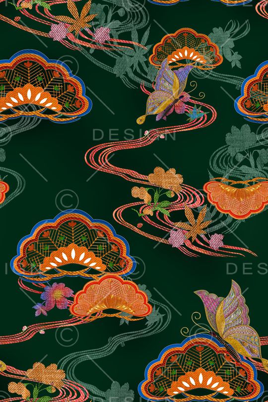 旗袍印花华亿平台图片