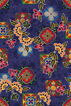 几何印花华亿平台图片