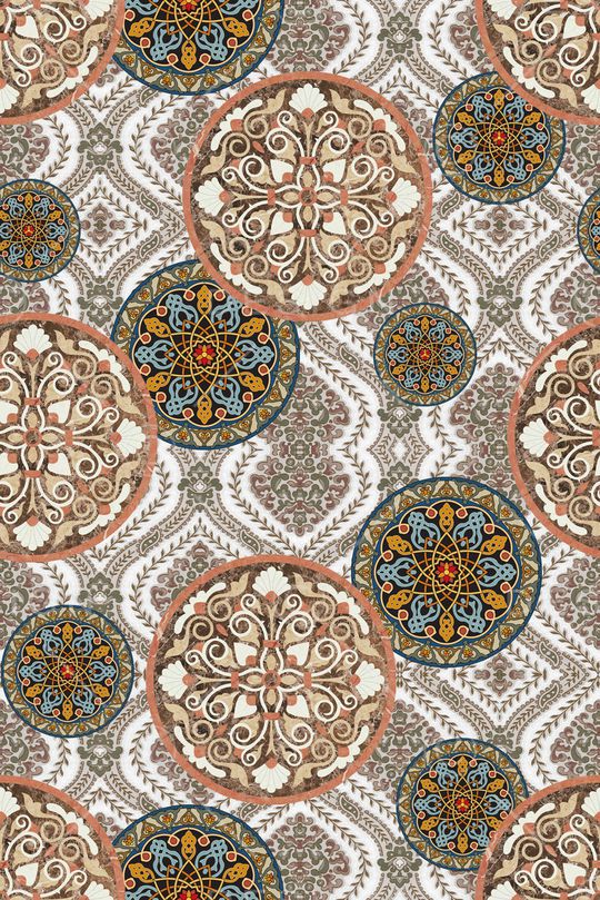 佩斯利印花华亿平台图片