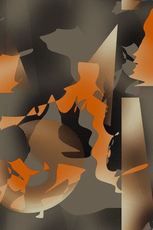 几何印花华亿平台图片