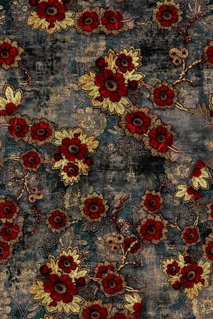 民族风印花华亿平台图片