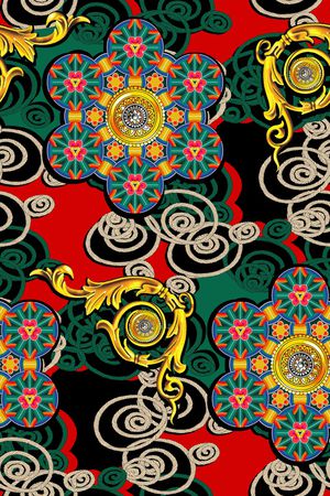 民族风印花华亿平台图片