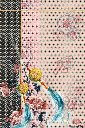 女装定位花印花华亿平台图片