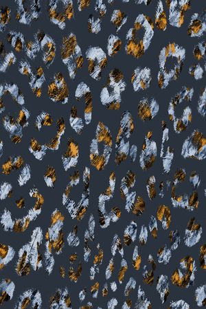 豹纹印花华亿平台图片