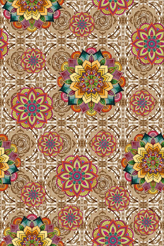 佩斯利印花华亿平台图片