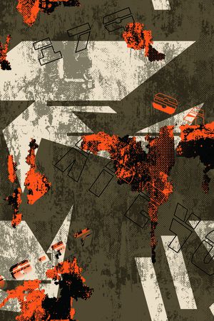 几何印花华亿平台图片